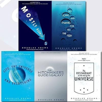 Cover of The Hitchhiker's Guide to the Galaxy by Douglas Adams